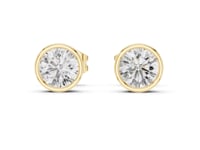 Round Bezel Dome Studs - Gold