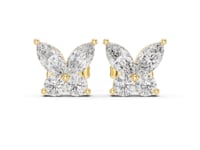 Marquise Butterfly Studs - Gold