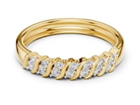 Twisted Vine Stackable Band - Gold
