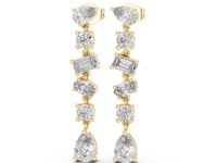 Mixed-Shape Linear Drops - Gold