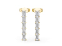 Baguette Bar Drops - Gold