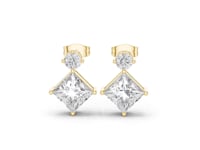 Kite Princess Drop Studs - Gold