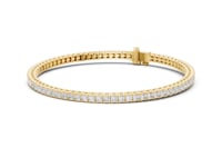 Princess Channel Tennis Bracelet - Gold