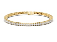 Classic Oval Tennis Bracelet - Gold