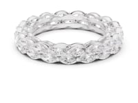Two-Row Marquise Eternity Band - White Gold
