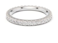 Round Shared-Prong Full Eternity Band — Small