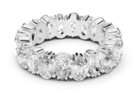 Pear Shared-Prong Eternity Band - White Gold