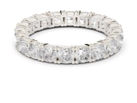 Cushion Shared-Prong Full Eternity Band - White Gold