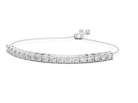 Round Bolo Bracelet - White Gold